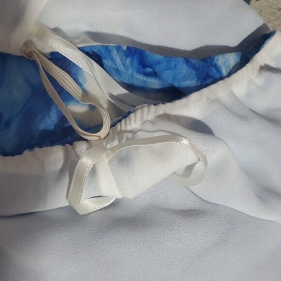 Ralph Lauren XL Ruffled Floral Midi Skirt 100% Silk - Picture 15 of 16